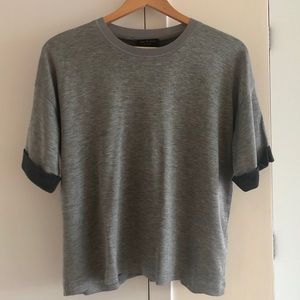Rag & Bone grey cashmere blend t-shirt